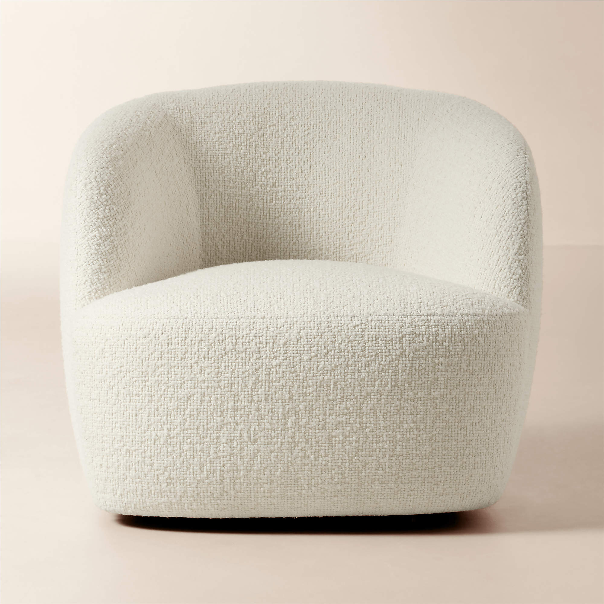 Aveline Bouclé Swivel Chair