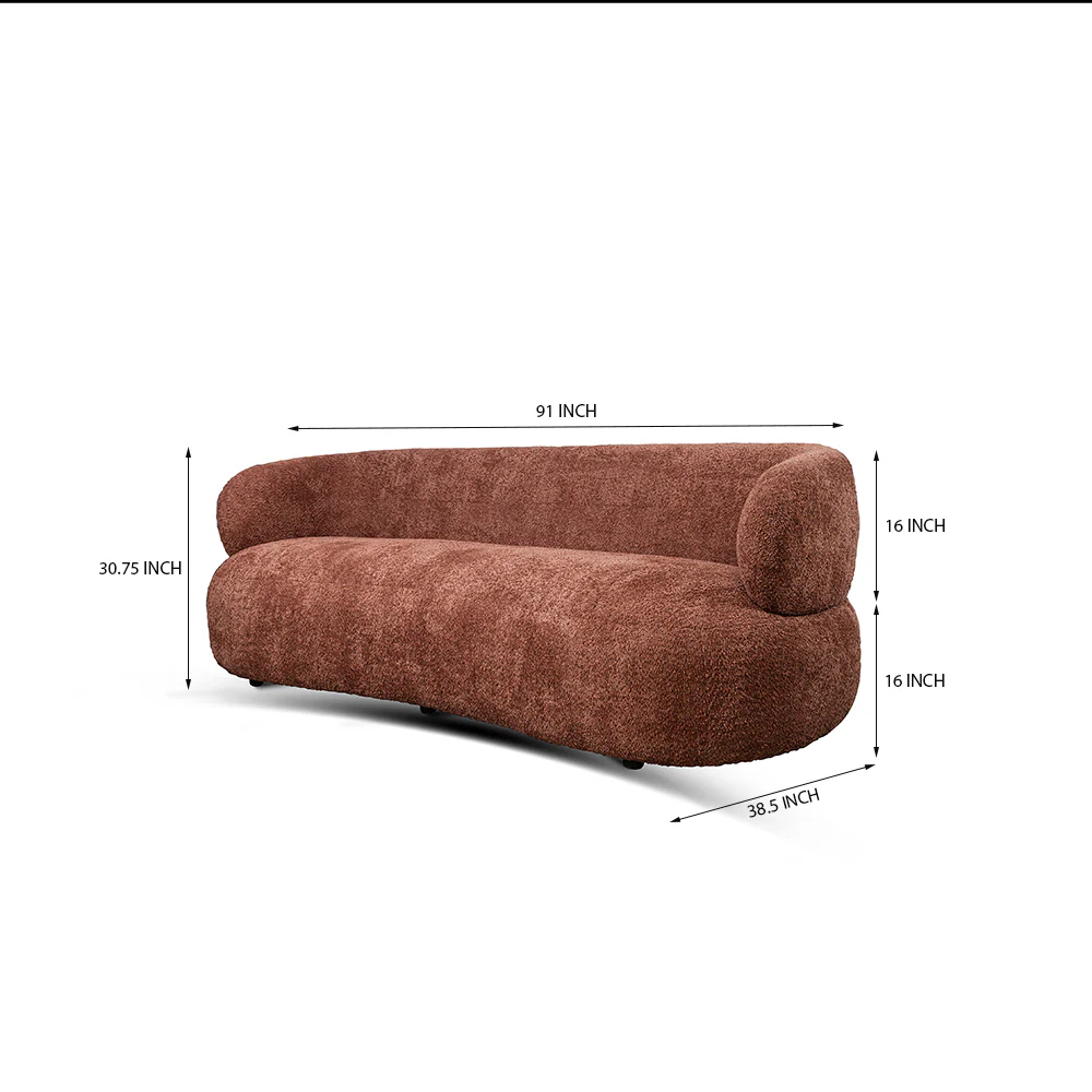 Cadar Wroom Charm 3 Seater Sofa - Image 6
