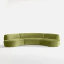 Celese Sectional 4 Seater Sofa - Olive Green